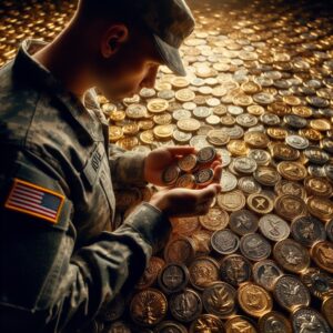 So many challenge coins